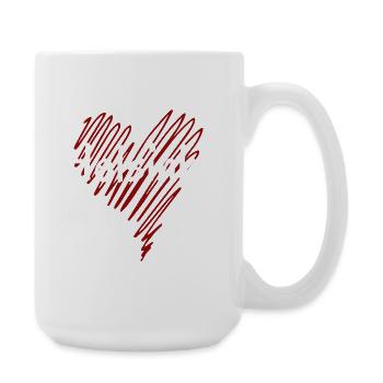Ich liebe Helsinki, Helsinki Finnland - Große Tasse 440 ml - Weiß - Rechts