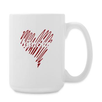 I love Munich, Munich Germany - Large Mug 440 ml - white - Right