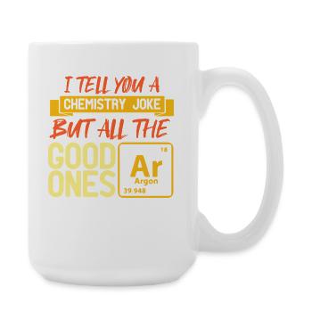 Chimie Chimiste Professeur de chimie Dire science - Grande tasse 440 ml - blanc - Droite