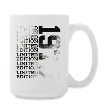 56 JAHRE LIMITED EDITION 1970 56. GEBURTSTAG - Große Tasse 440 ml - Weiß - Rechts