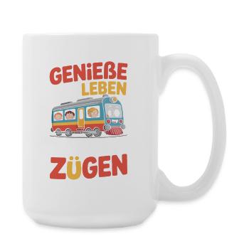 Railway Enjoy life to the fullest Railway - Large Mug 440 ml - white - Right