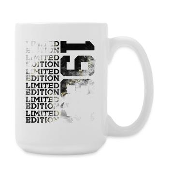 60 JAHRE LIMITED EDITION 1966 60. GEBURTSTAG - Große Tasse 440 ml - Weiß - Rechts