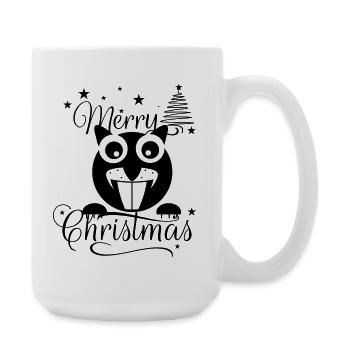 L’écureuil de Merry Chrysstman - Grande tasse 440 ml - blanc - Droite