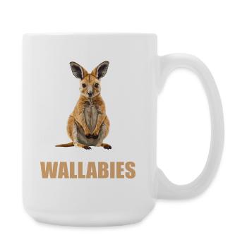 Wallabies Wallaby - Large Mug 440 ml - white - Right