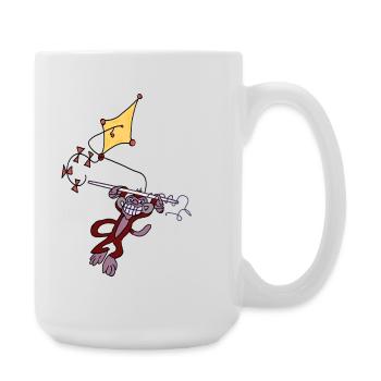 Adventure Monkey - Large Mug 440 ml - white - Right