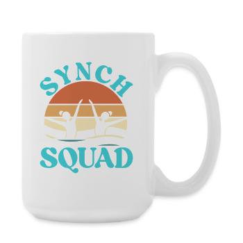 Synchronized swimming Artistic swimming Water sports - Large Mug 440 ml - white - Right