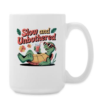 Tortue Humour - Grande tasse 440 ml - blanc - Droite