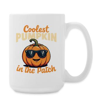 Coolest Pumpkin in the Patch - Large Mug 440 ml - white - Right