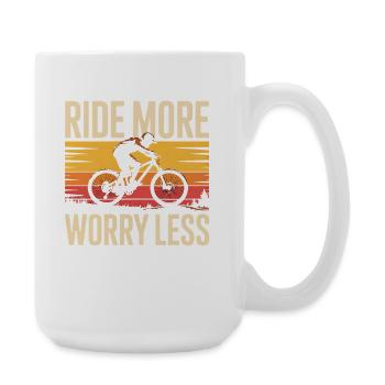 Cycling Cycling Mountain Bike MTB - Large Mug 440 ml - white - Right