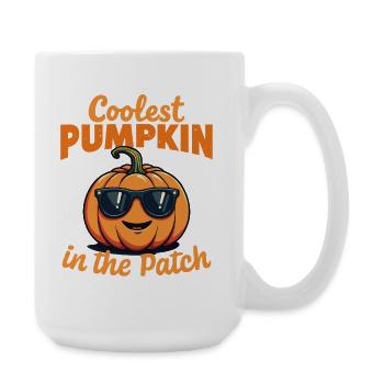 Coolest Pumpkin in the Patch - Large Mug 440 ml - white - Right
