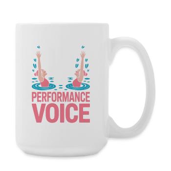 Natation synchronisée Natation artistique Sports nautiques - Grande tasse 440 ml - blanc - Droite