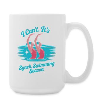 Synchronized swimming Artistic swimming Water sports - Large Mug 440 ml - white - Right