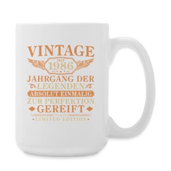 Millésime depuis 1986 Millésime - 40ème anniversaire - Grande tasse 440 ml - blanc - Droite