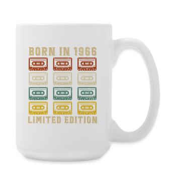 60 Ans 1966 Vintage Rétro Cadeau D'anniversaire - Grande tasse 440 ml - blanc - Droite