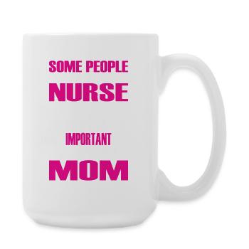 Nurse Mom Gift - Large Mug 440 ml - white - Right
