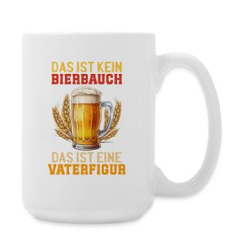 Father's Day THAT'S NOT A BEER BELLY THAT'S FATHER FIGURE - Large Mug 440 ml - white - Right