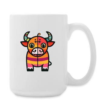 SZombie Halloween Zombie - Large Mug 440 ml - white - Right