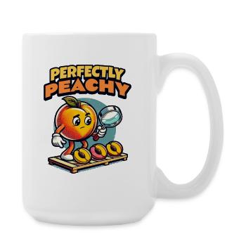 Cadeau pêche Cadeau parfaitement pêche - Grande tasse 440 ml - blanc - Droite