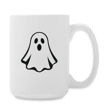 Ghost - Halloween - Haunted House - Large Mug 440 ml - white - Right