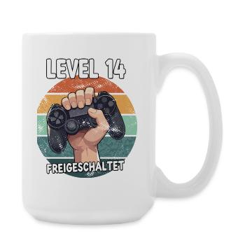 Level 14 Freigeschaltet Controller - Große Tasse 440 ml - Weiß - Rechts