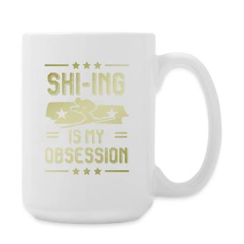 Ski Skiing - Large Mug 440 ml - white - Right