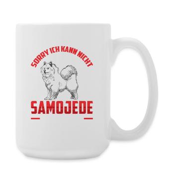 Samoyed Needs Me Sled Dog - Large Mug 440 ml - white - Right