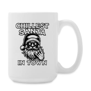 Weihnachtsmann Geschenkidee für festliche Stimmung - Große Tasse 440 ml - Weiß - Rechts