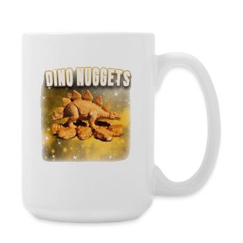 Dino Nuggets Galaxy - Large Mug 440 ml - white - Right