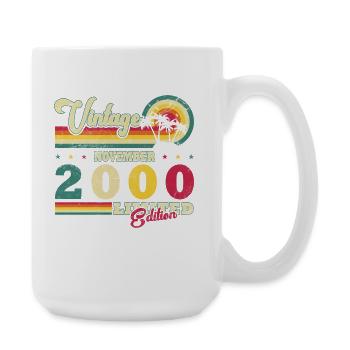 November 2000 - November 2000 Geburtstagsgeschenk - Große Tasse 440 ml - Weiß - Rechts