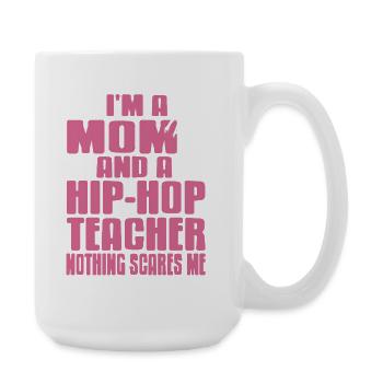 Maman Danse Groove Professeur Drôle Audacieux Humour - Grande tasse 440 ml - blanc - Droite