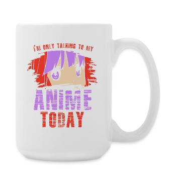 Anime Manga Otaku Kawaii Japan Cosplay Comic - Große Tasse 440 ml - Weiß - Rechts