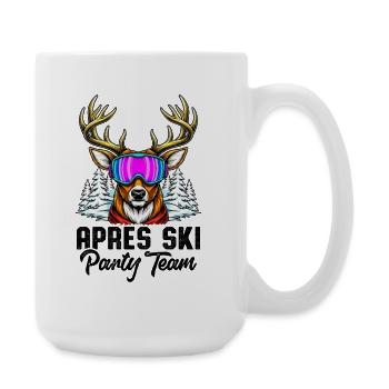 Apres Ski Party Team - Große Tasse 440 ml - Weiß - Rechts