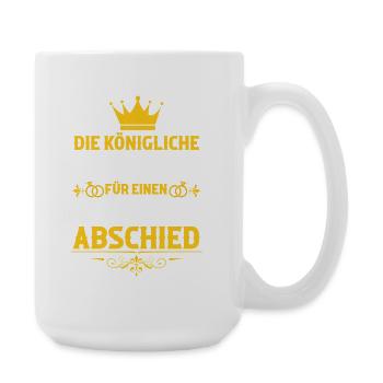 JGA Team Bräutigam Junggesellenabschied - Große Tasse 440 ml - Weiß - Rechts