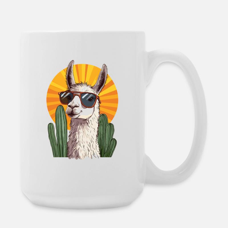lama - Grande tasse 440 ml - blanc