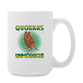 Quokka live without a short-tailed kangaroo - Large Mug 440 ml - white - Right