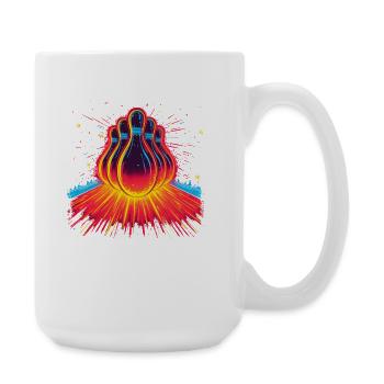Bowling 90s Look - Large Mug 440 ml - white - Right