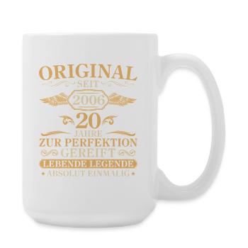 Original 2006 Vintage 20th Birthday Gift - Large Mug 440 ml - white - Right
