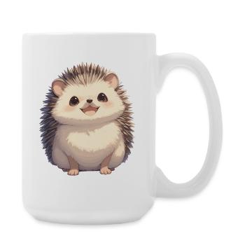 Hedgehog - Large Mug 440 ml - white - Right