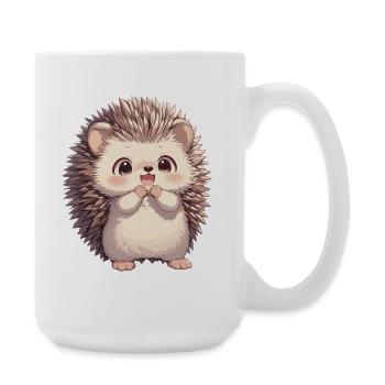 Hedgehog - Large Mug 440 ml - white - Right