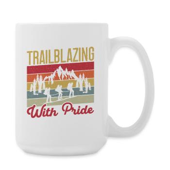 Girl Scout Leader Trailblazing Whit Pride Scout - Große Tasse 440 ml - Weiß - Rechts
