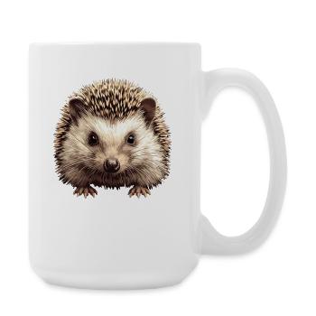 Hedgehog - Large Mug 440 ml - white - Right