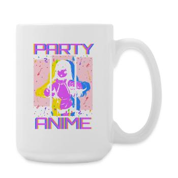 Party Feier Anime Manga Otaku Kawaii Japan Cosplay - Große Tasse 440 ml - Weiß - Rechts