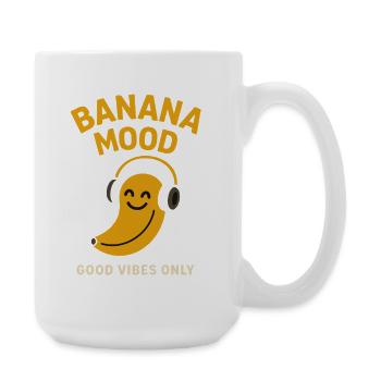 Banana Mood  - Große Tasse 440 ml - Weiß - Rechts