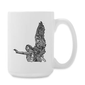 Ange - Grande tasse 440 ml - blanc - Droite