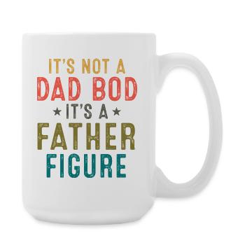 Figure paternelle : Pas un papa - Grande tasse 440 ml - blanc - Droite