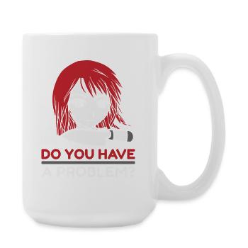 Anime Manga Otaku Cosplay Couteau Horreur effrayante - Grande tasse 440 ml - blanc - Droite