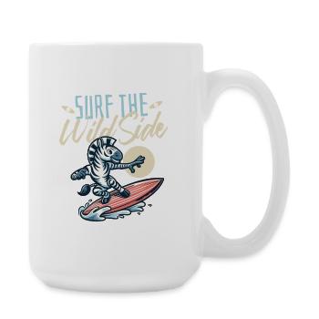 Surf the Wild Side - Large Mug 440 ml - white - Right