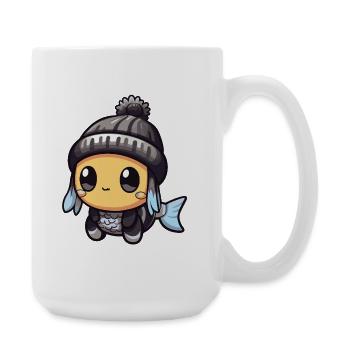 Fish Winter Animal Anime - Large Mug 440 ml - white - Right