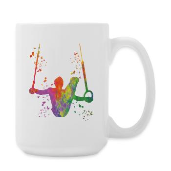 Artistic Gymnastics Rings Artistic Gymnastics - Large Mug 440 ml - white - Right