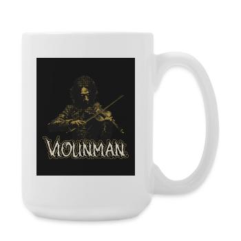 Violoniste Dark Violin Power - Grande tasse 440 ml - blanc - Droite